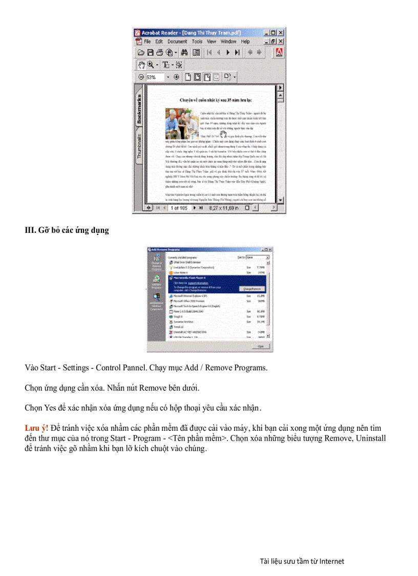 image for page Cài đặt các phần mềm thông dụng