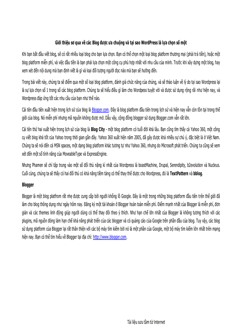 image for page Các blog miễn phí tốt nhất