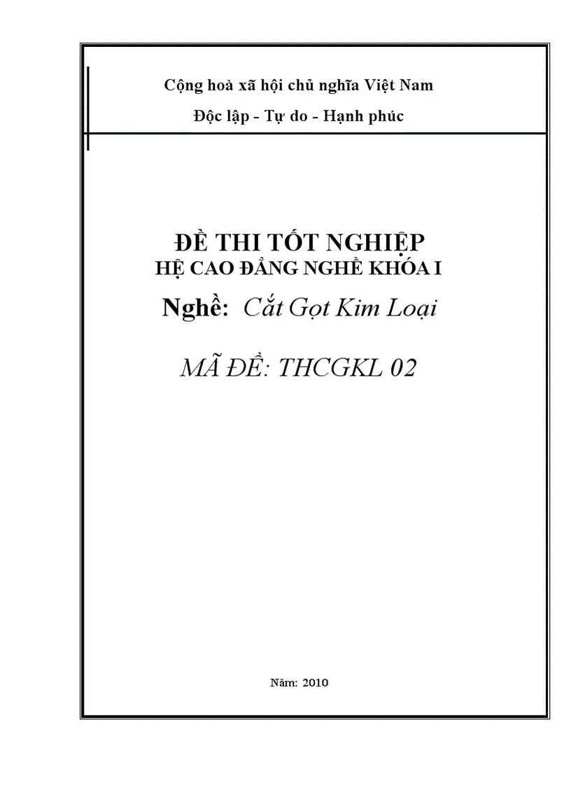image for page Đề thi cắt gọt kim loại 2