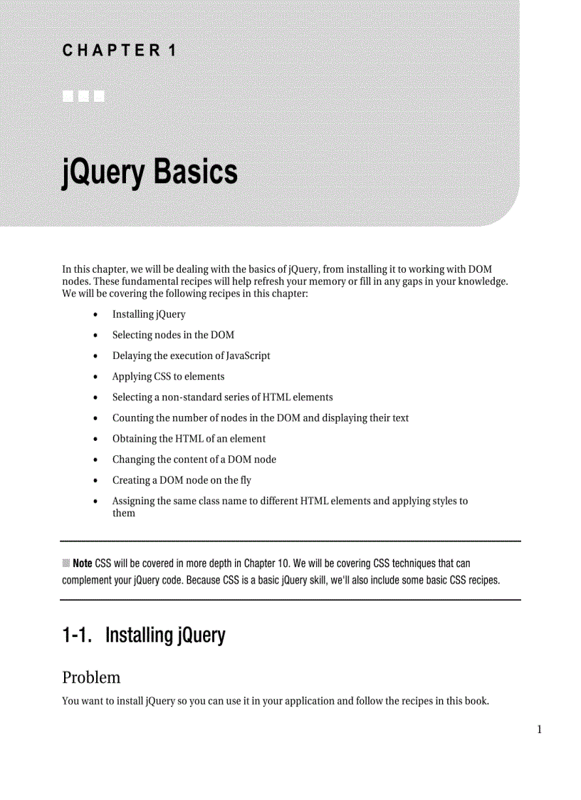 image for page JQuery Recipes A Problem Solution Approach 2010