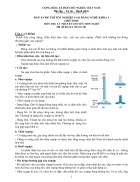 Đáp án lý thuyết công nghệ ô tô 1