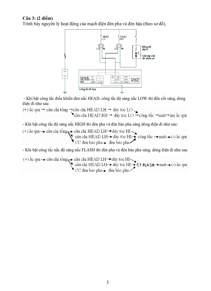image for page Đáp án lý thuyết công nghệ ô tô 33