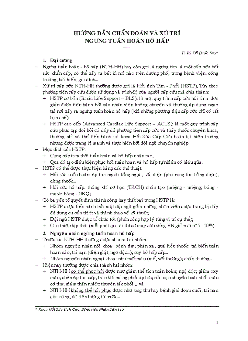 image for page Hướng dẫn chẩn đoán và xử trí ngưng tuần hoàn hô hấp 2