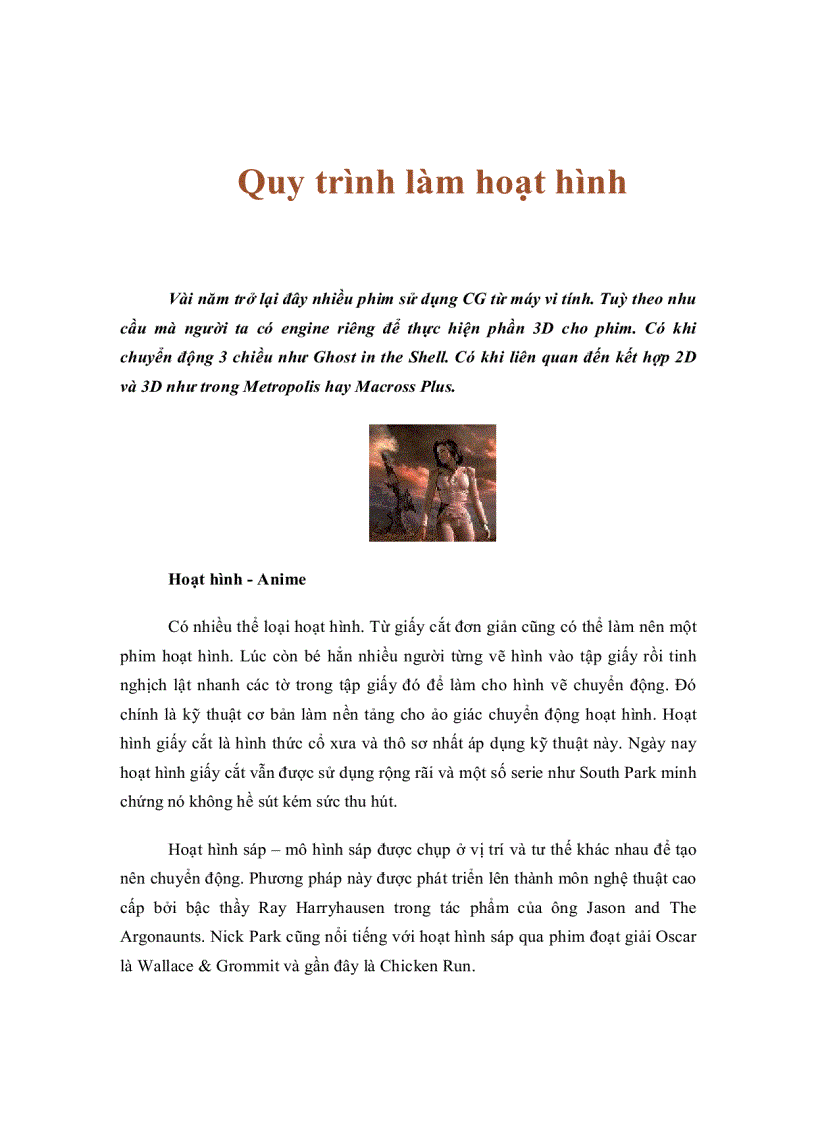 image for page Quy trình làm hoạt hình