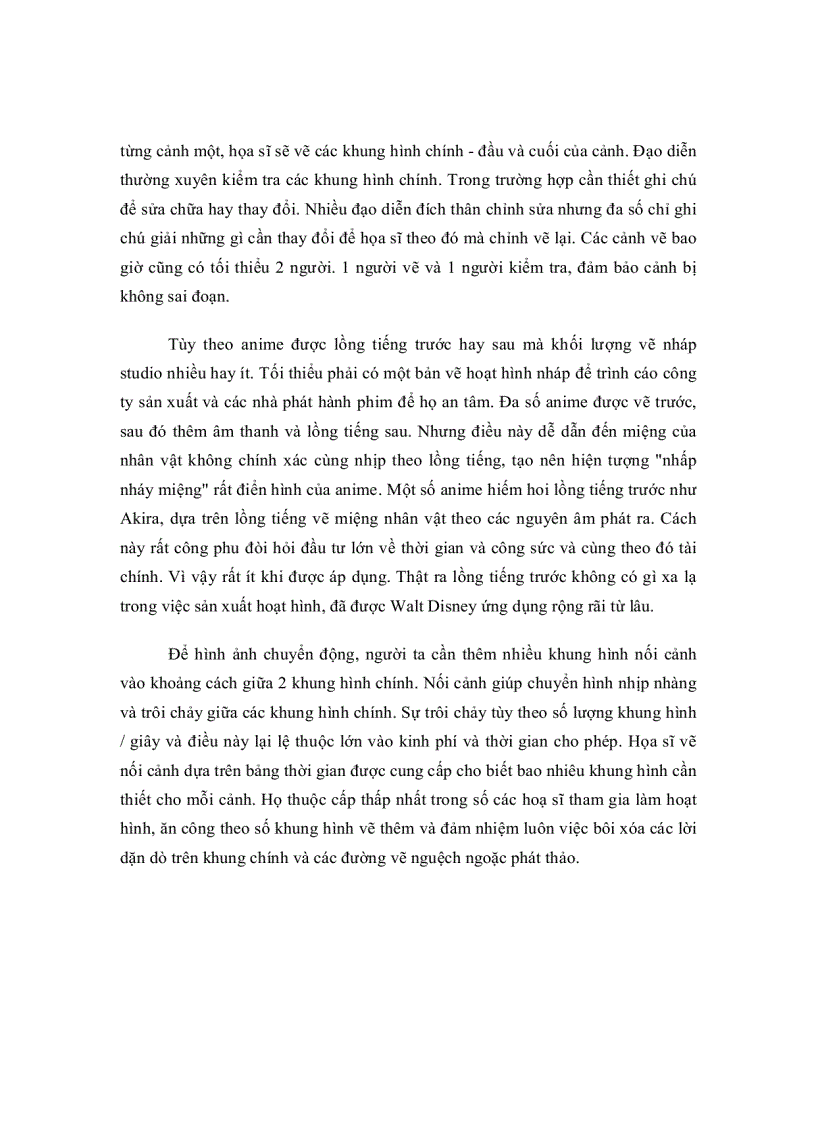 image for page Quy trình làm hoạt hình