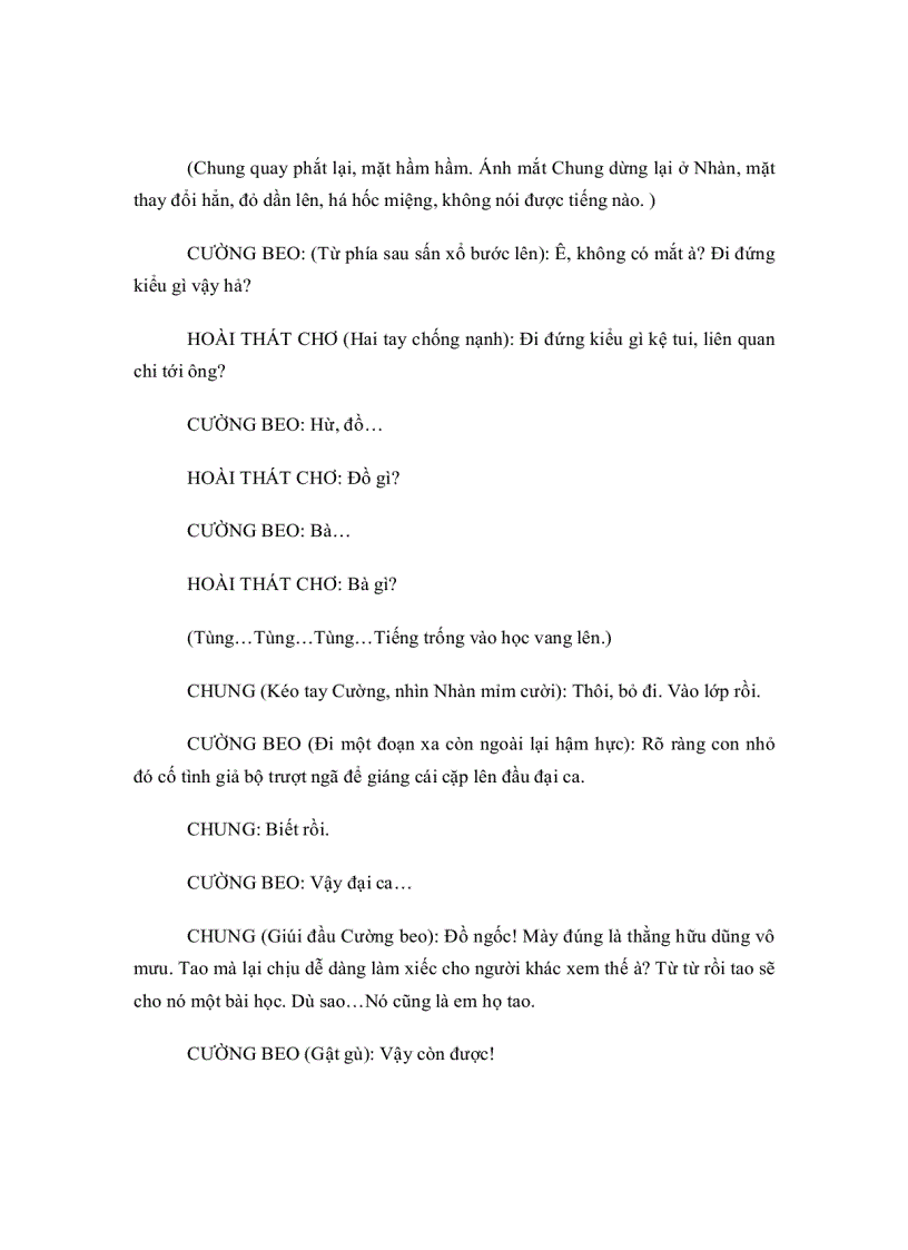 image for page Kịch bản Những người bạn