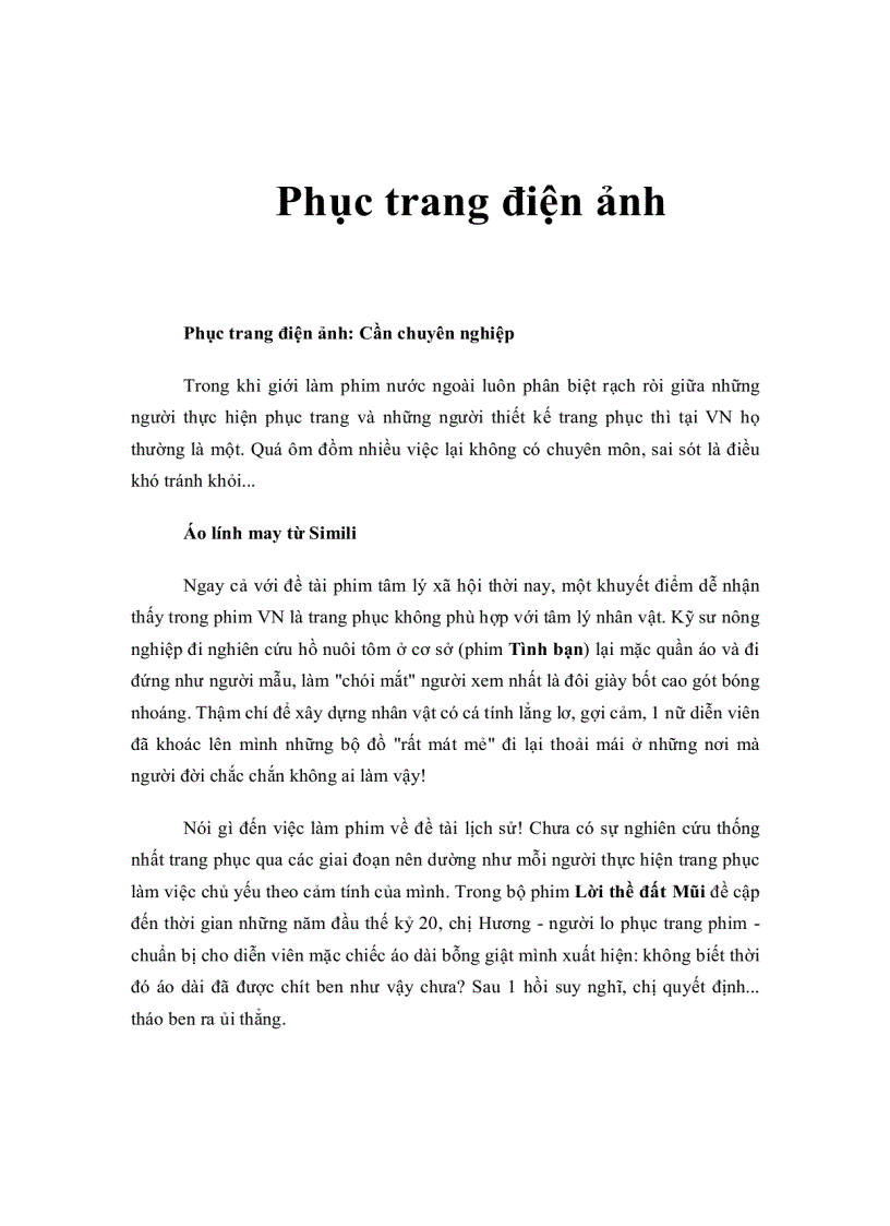 Phục trang điện ảnh