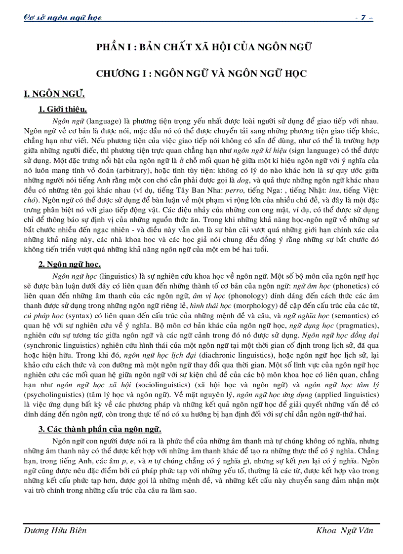 image for page Giáo trình cơ sở ngôn ngữ học hot