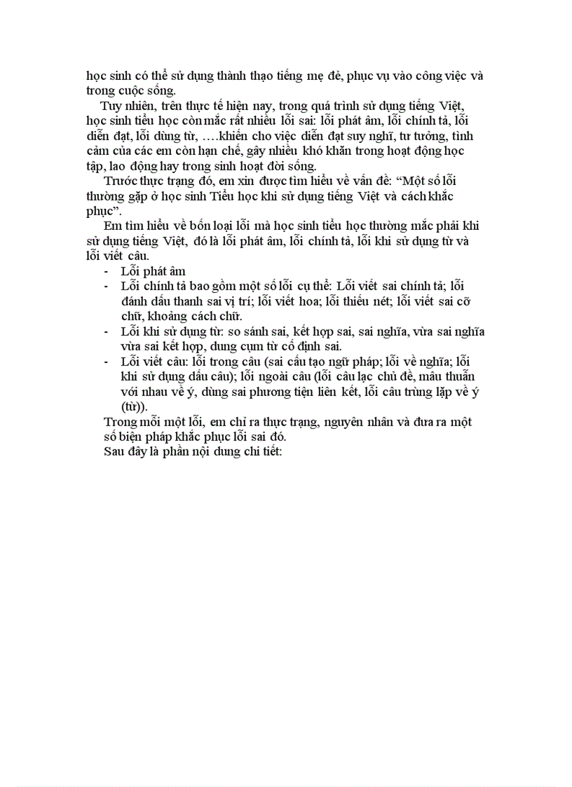 image for page Các lỗi thường gặp của học sinh Tiểu học khi sử dụng tiếng mẹ đẻ và biện pháp khắc phục