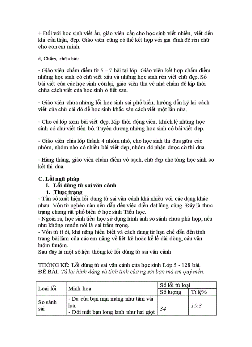 image for page Các lỗi thường gặp của học sinh Tiểu học khi sử dụng tiếng mẹ đẻ và biện pháp khắc phục