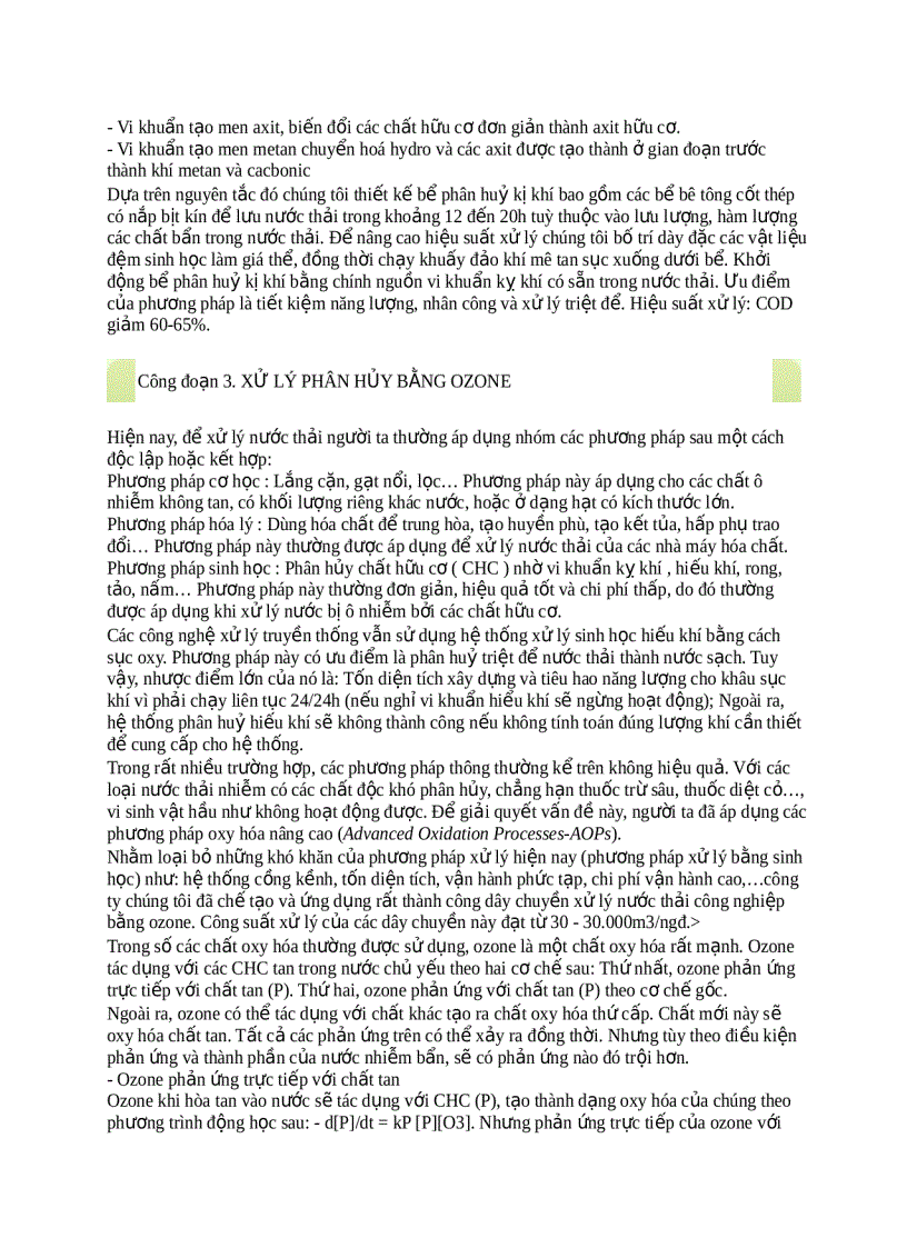 image for page Quy trình xử lý nước thải cho một hệ thống xử lý thông thường