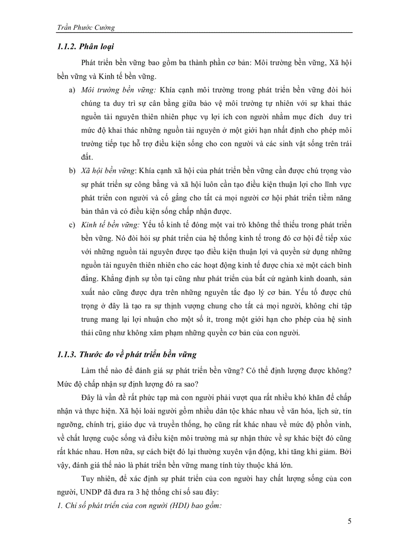 image for page Quản lý môi trường cho sự phát triển bền vững