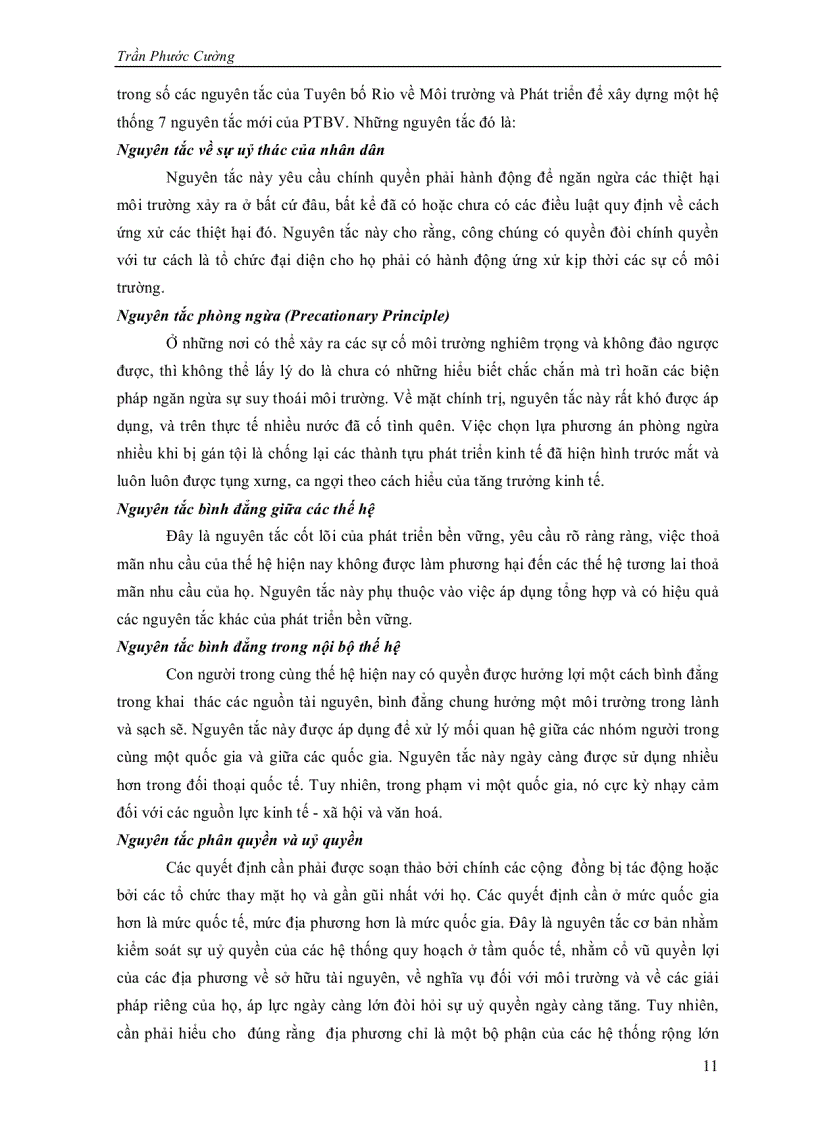 image for page Quản lý môi trường cho sự phát triển bền vững