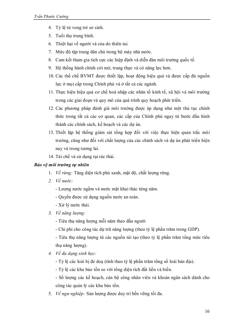 image for page Quản lý môi trường cho sự phát triển bền vững