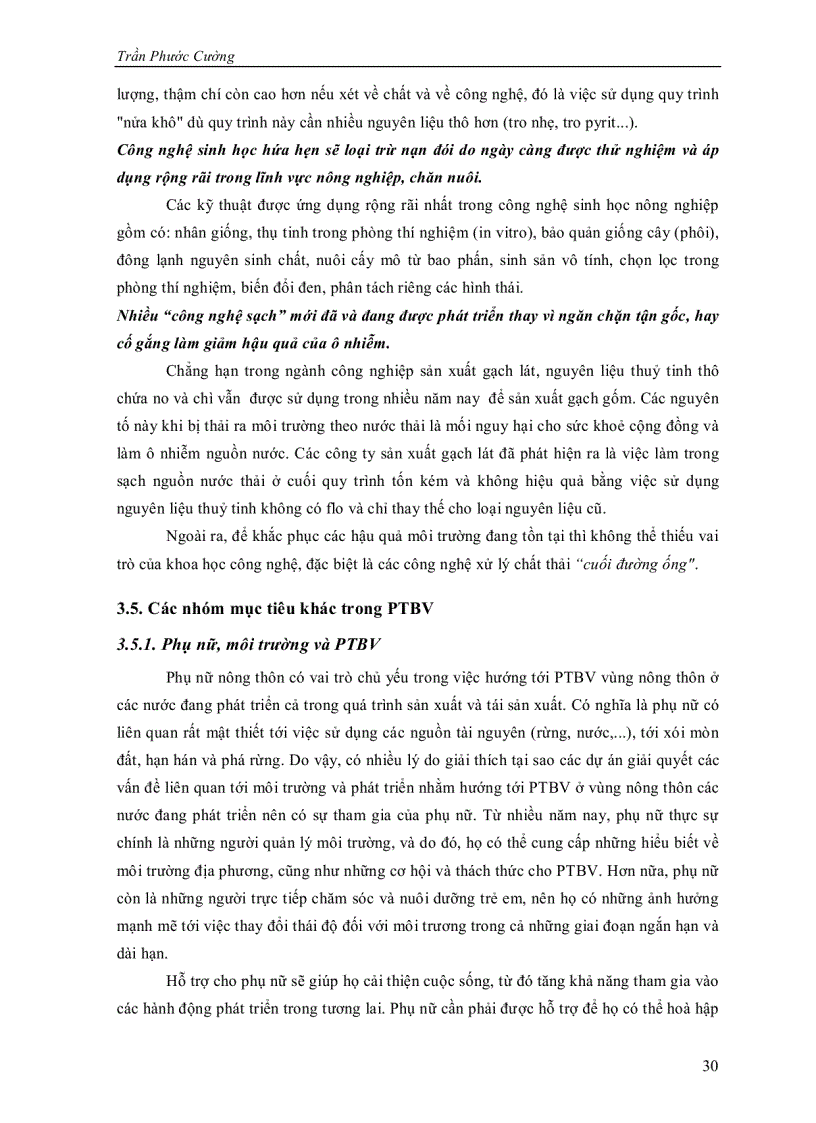 image for page Quản lý môi trường cho sự phát triển bền vững