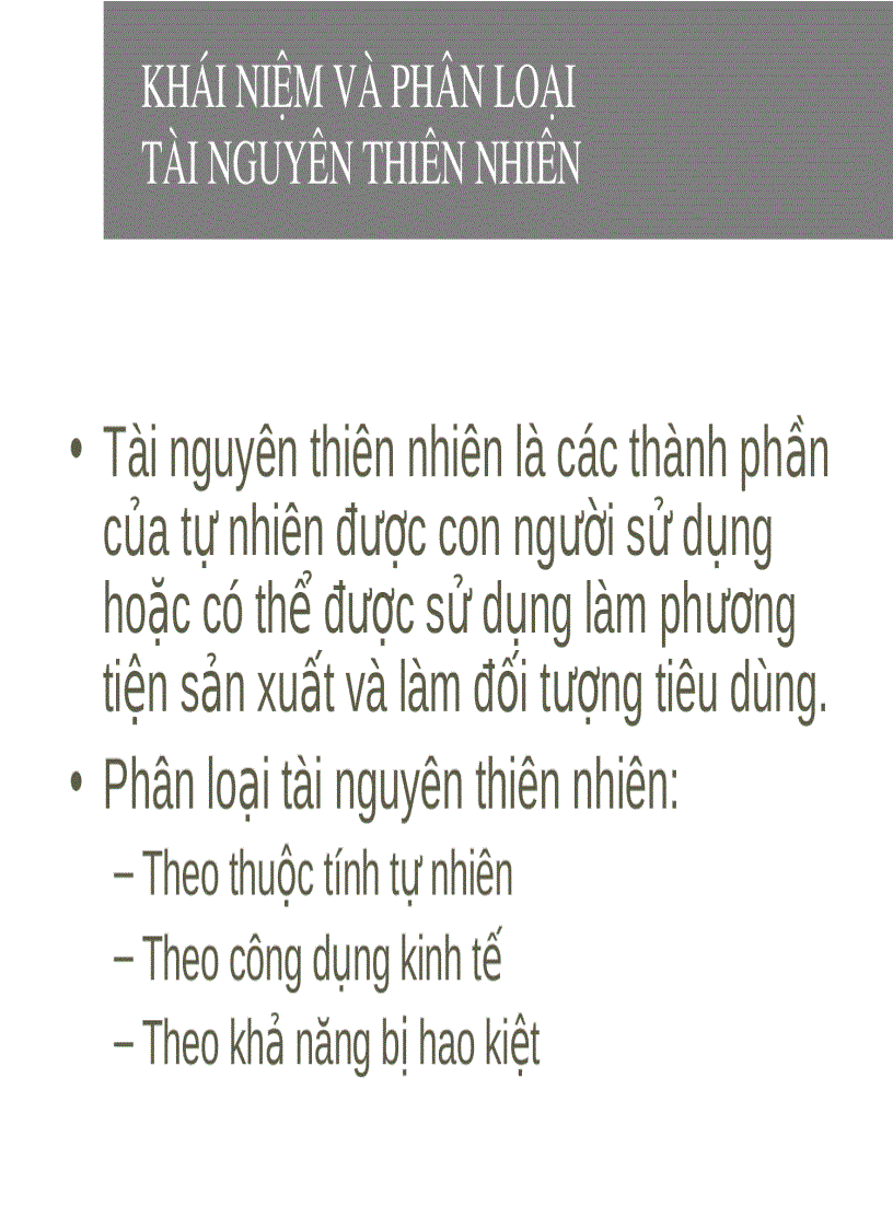 image for page Cơ sở sử dụng hợp lý tài nguyên thiên nhiên và bảo vệ môi trường