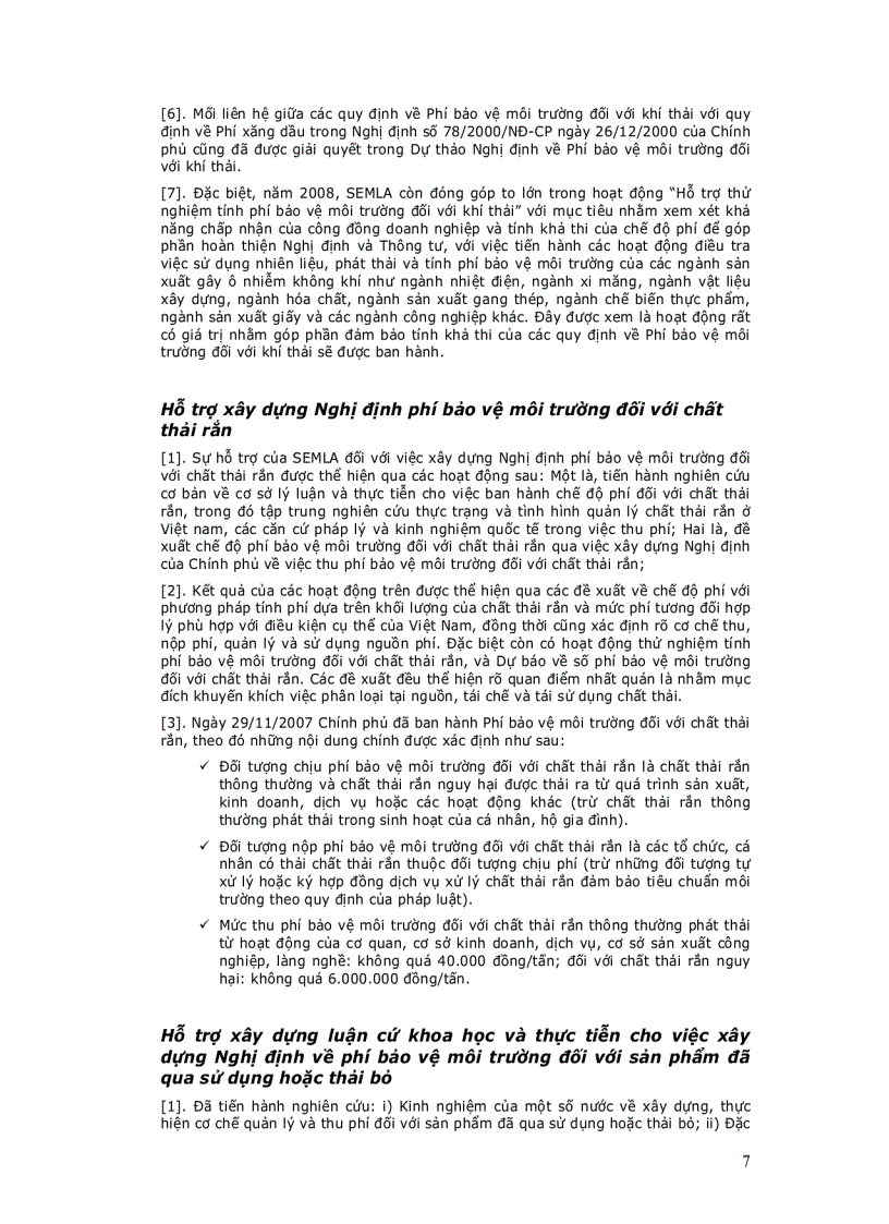 image for page Những thành tựu và đóng góp của semla trong phát triển chính sách và pháp luật bảo vệ môi trường