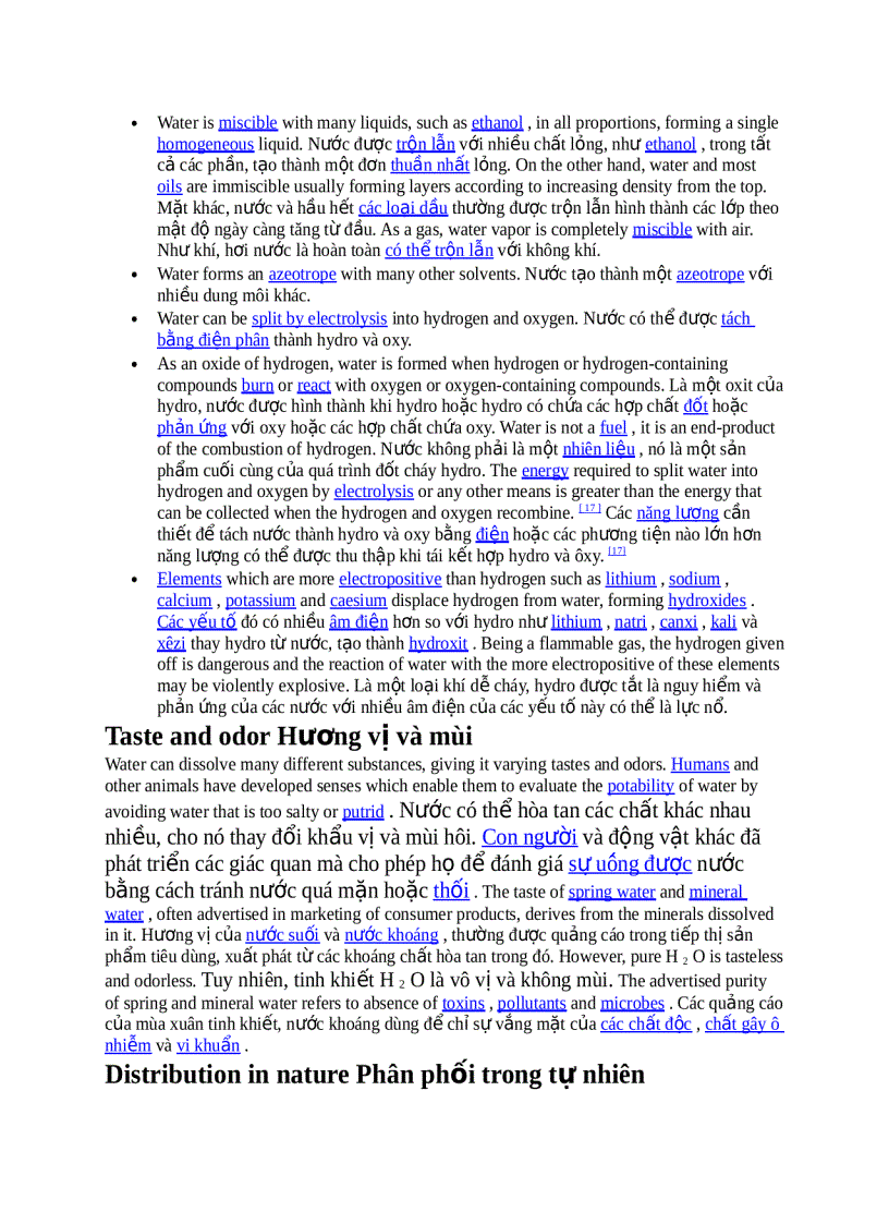 image for page Tầm quan trọng của nước