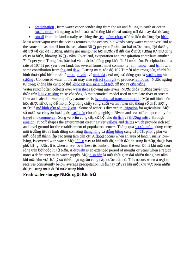 image for page Tầm quan trọng của nước