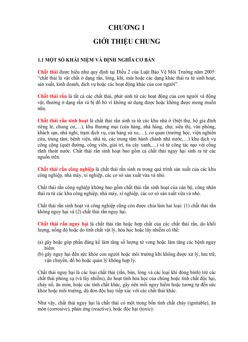 image for page Giáo trình môn quản lí chất thải rắn sinh hoạt