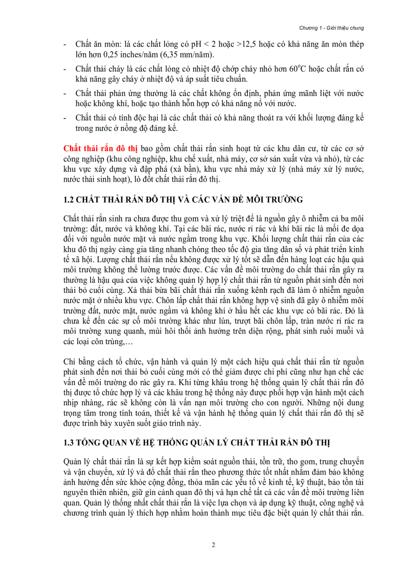 image for page Giáo trình môn quản lí chất thải rắn sinh hoạt