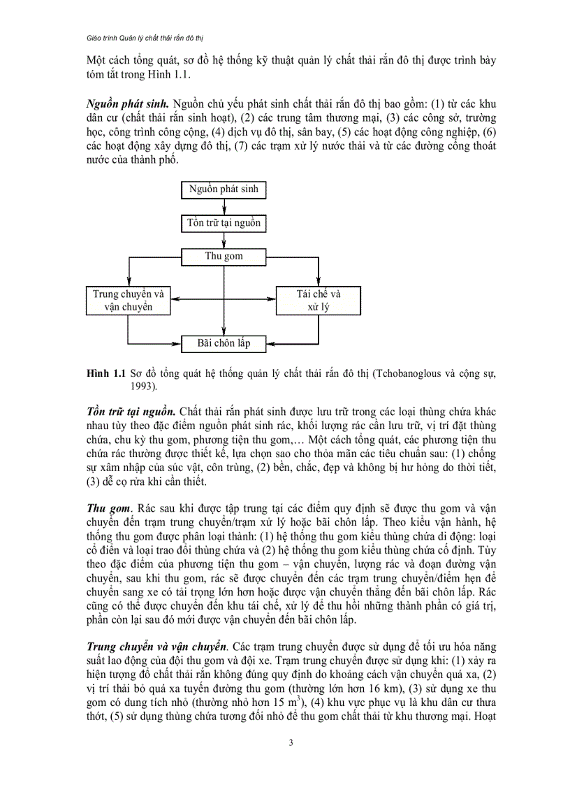image for page Giáo trình môn quản lí chất thải rắn sinh hoạt