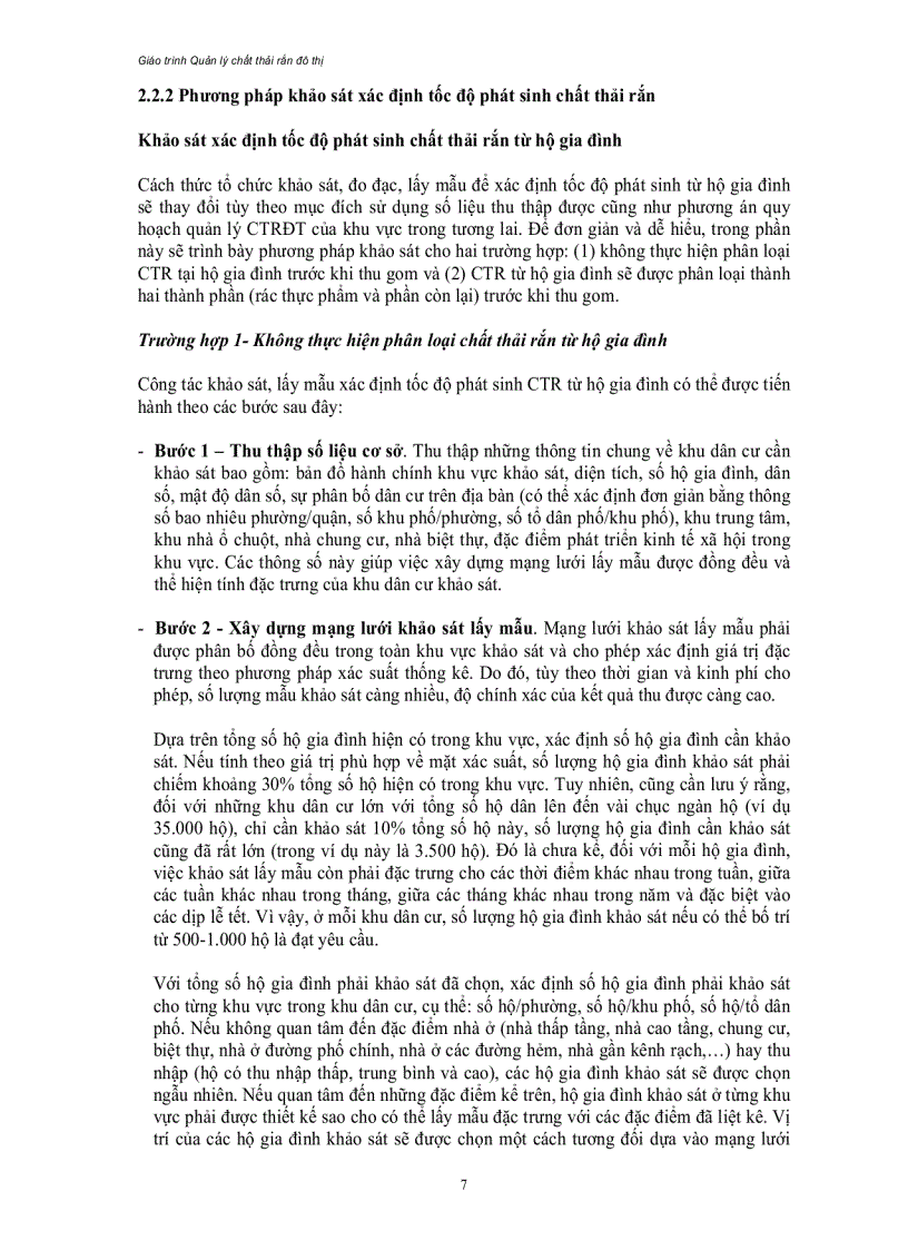 image for page Giáo trình môn quản lí chất thải rắn sinh hoạt