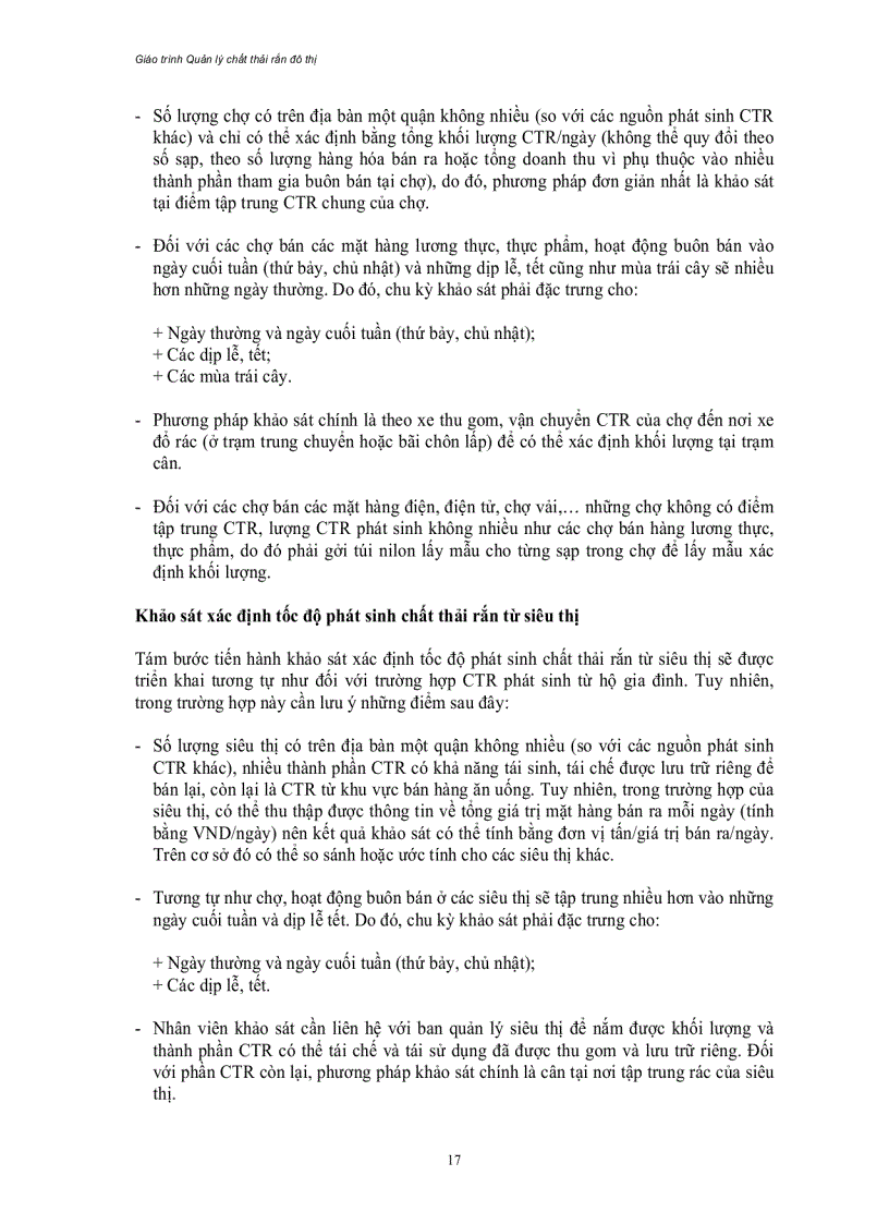 image for page Giáo trình môn quản lí chất thải rắn sinh hoạt