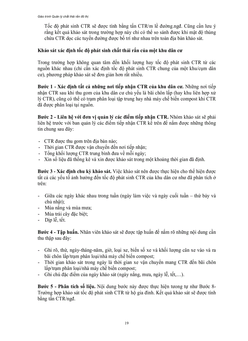 image for page Giáo trình môn quản lí chất thải rắn sinh hoạt