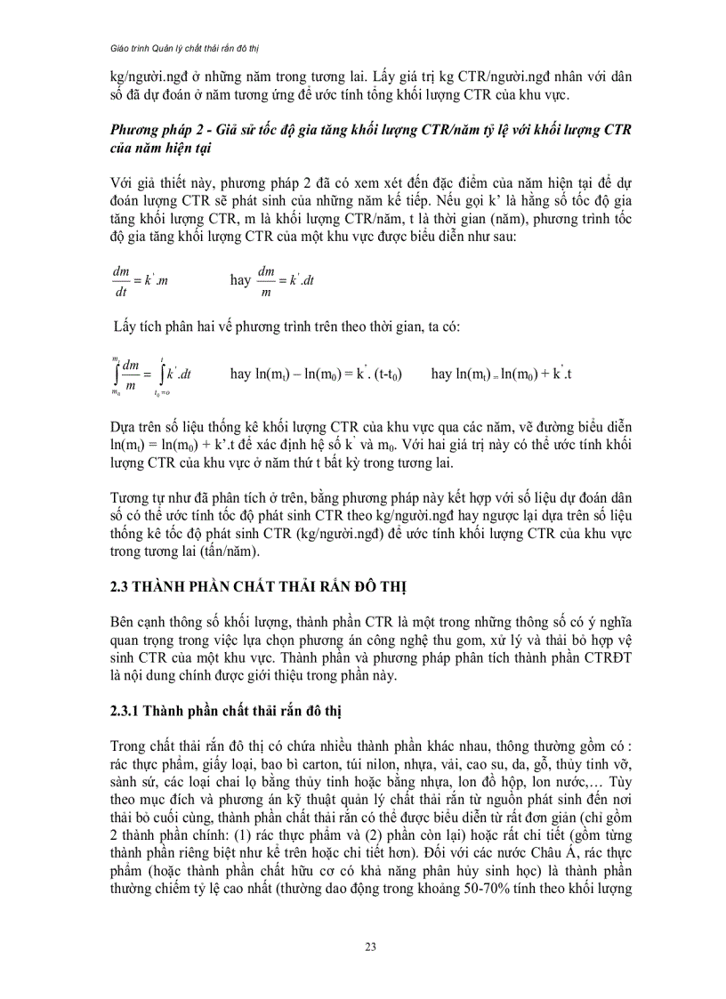 image for page Giáo trình môn quản lí chất thải rắn sinh hoạt