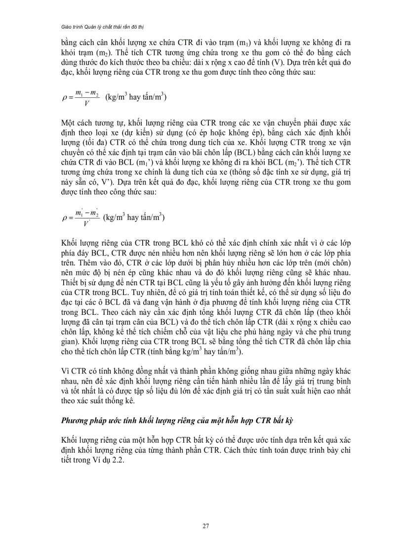 image for page Giáo trình môn quản lí chất thải rắn sinh hoạt