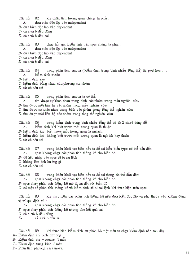 image for page Trắc nghiệm phần mềm spss