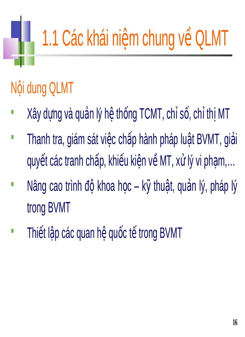 image for page Giáo trình quản lý chất lượng môi trường
