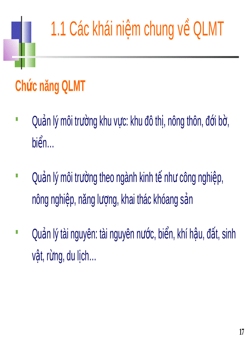 image for page Giáo trình quản lý chất lượng môi trường