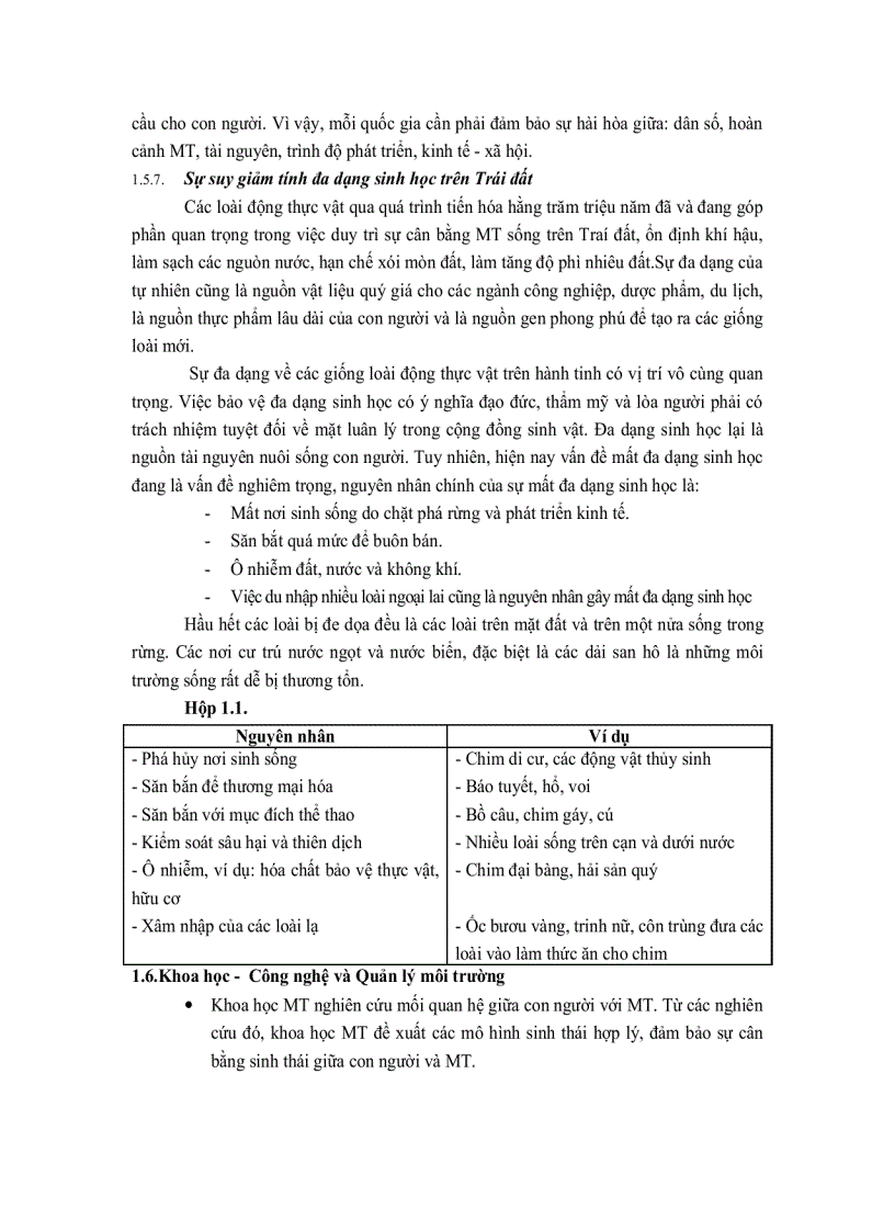 image for page Các chức năng chủ yếu của môi trường