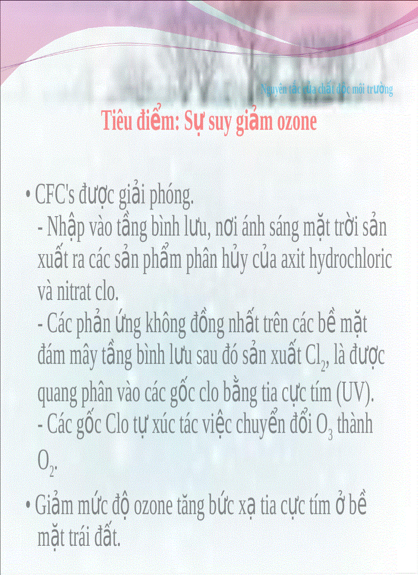 image for page Tiểu luận độc học môi trường Biến đổi vô sinh trong môi trường