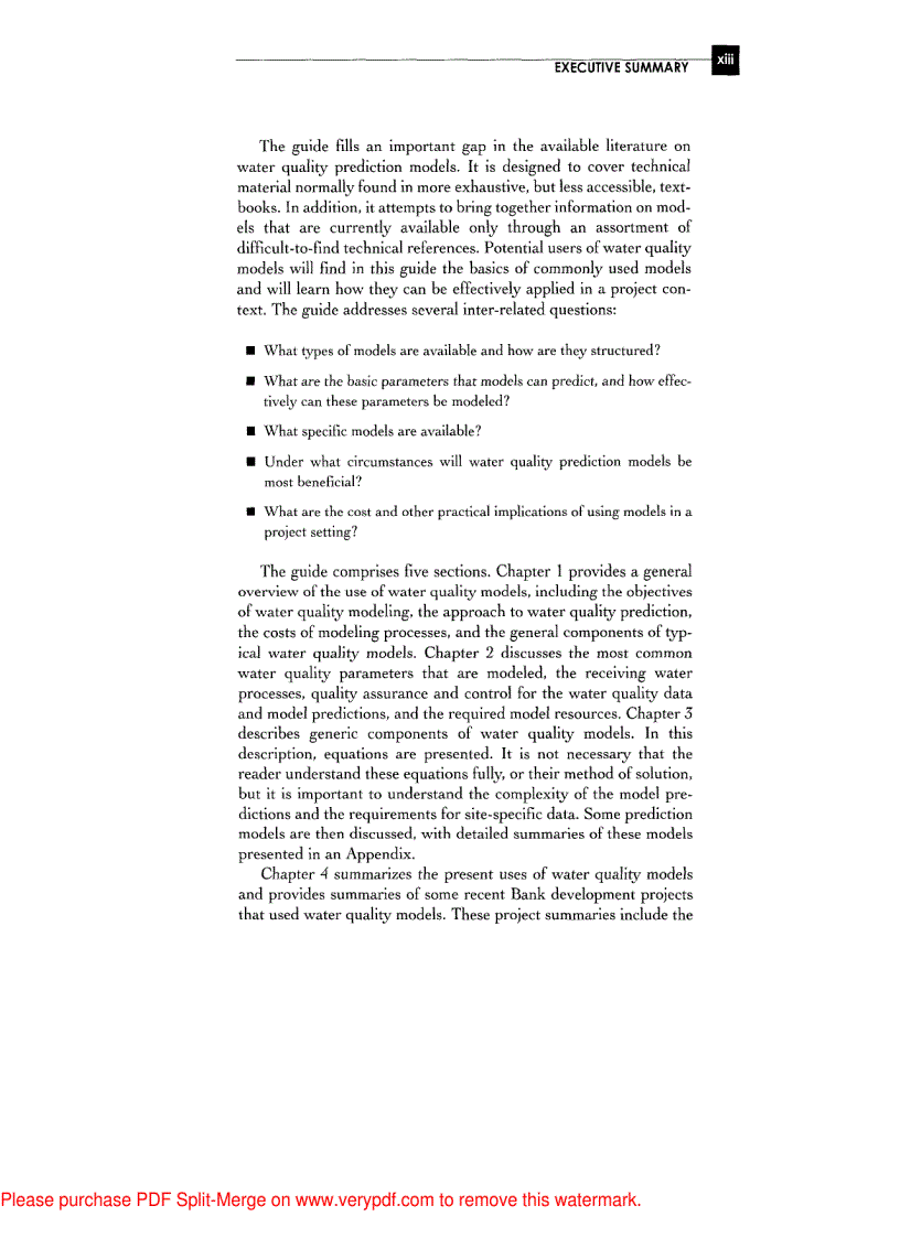 image for page Water Quality Modeling