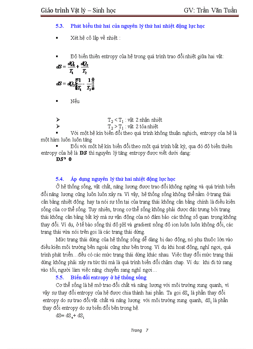 image for page Giáo trình Vật lý sinh học giáo trình cao đẳng Y Dược