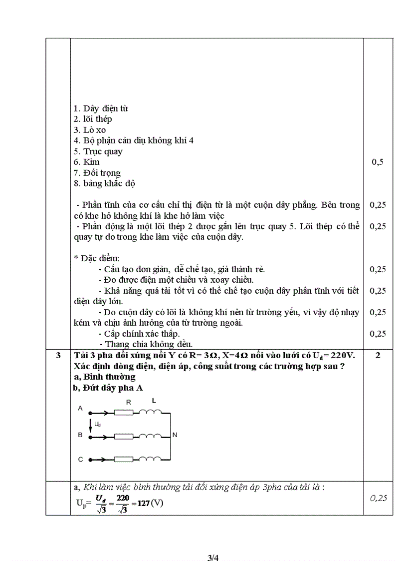 image for page Đề thi tốt nghiệp cao đẳng nghề khóa 2 2008 2011 lý thuyết điện dân dụng lt50