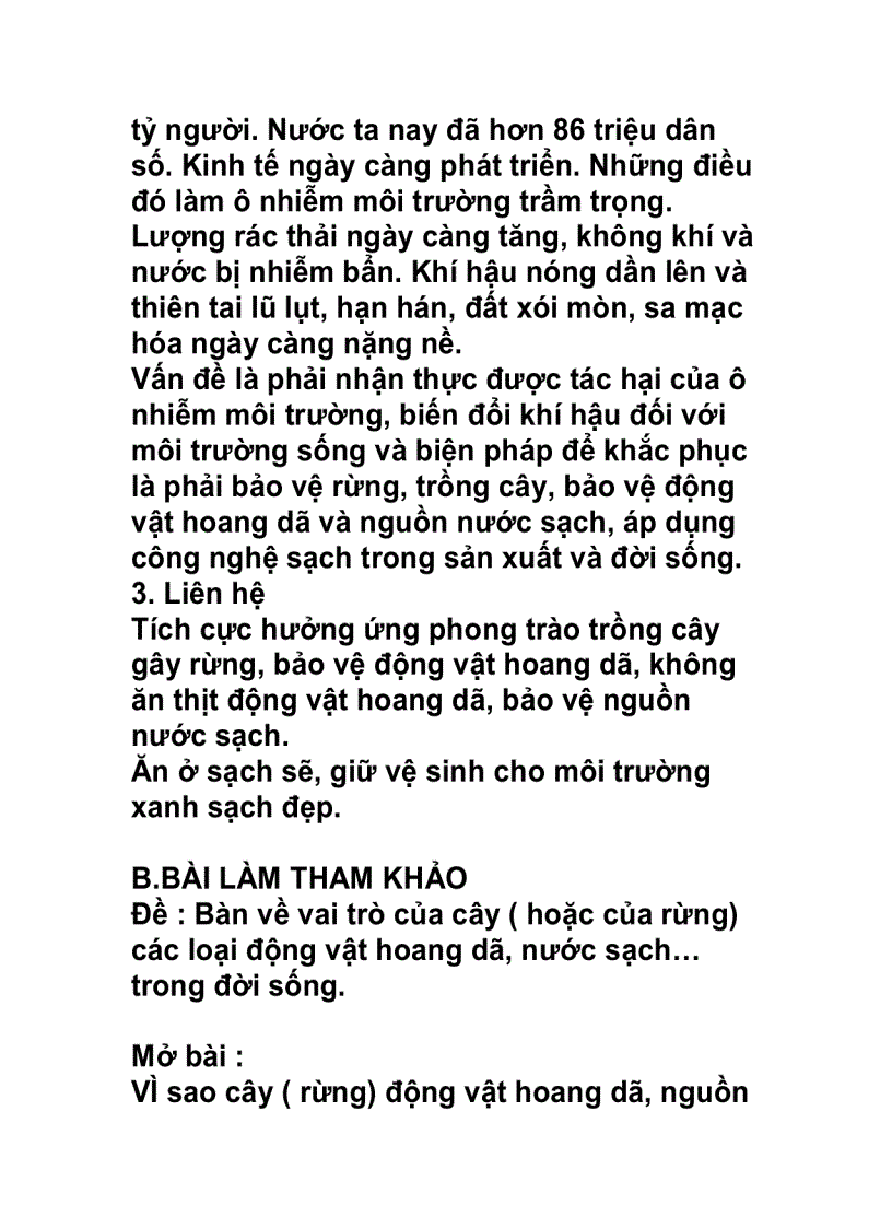 image for page Bàn về vai trò của cây hoặc của rừng