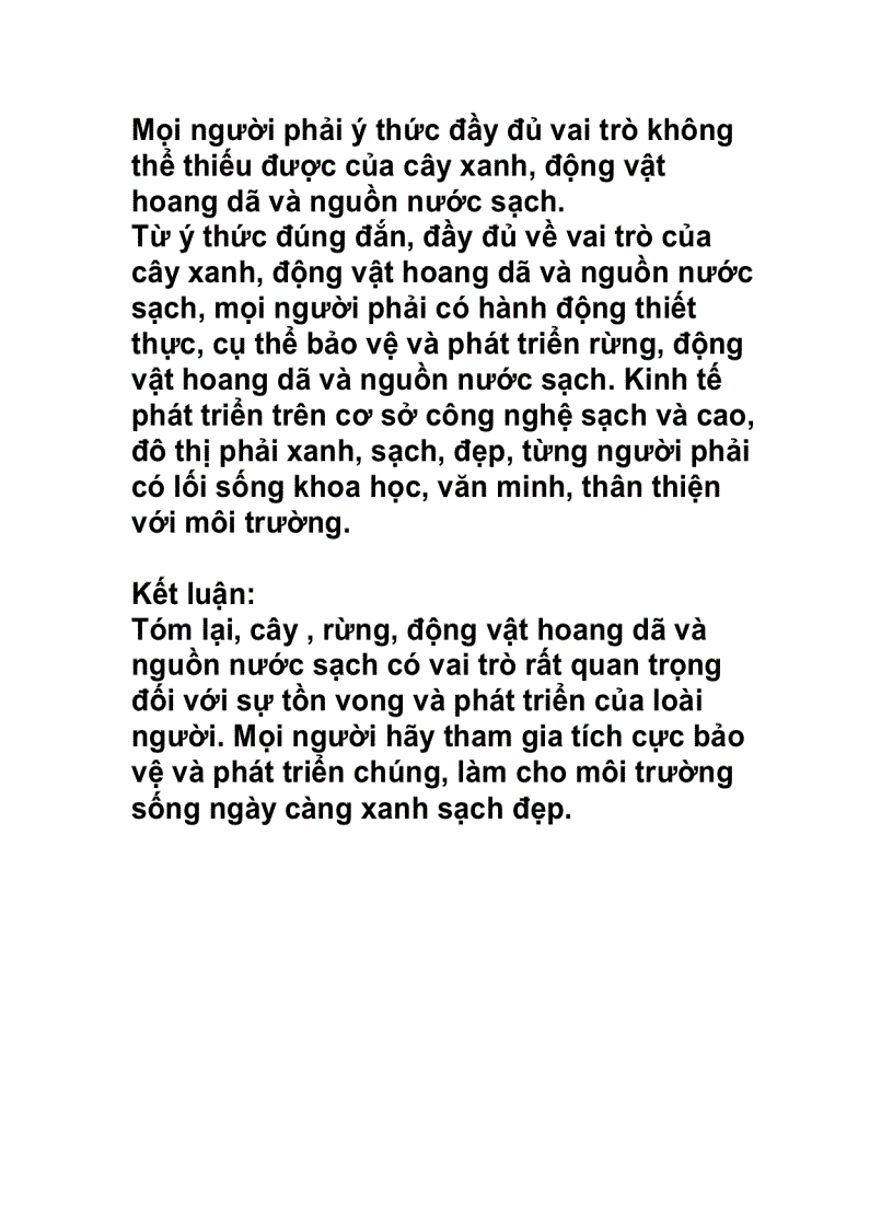 image for page Bàn về vai trò của cây hoặc của rừng