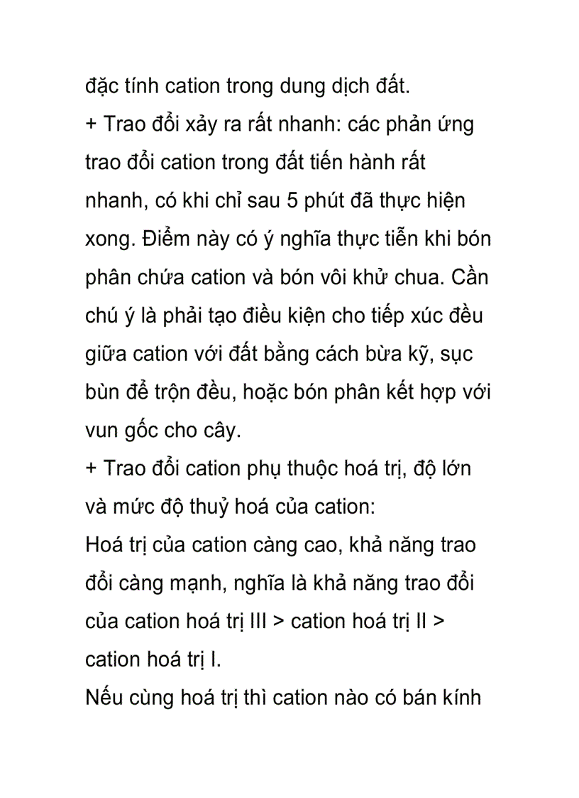 image for page Hấp phụ trao đổi cation Quy luậ phản ứng hấp phụ cation