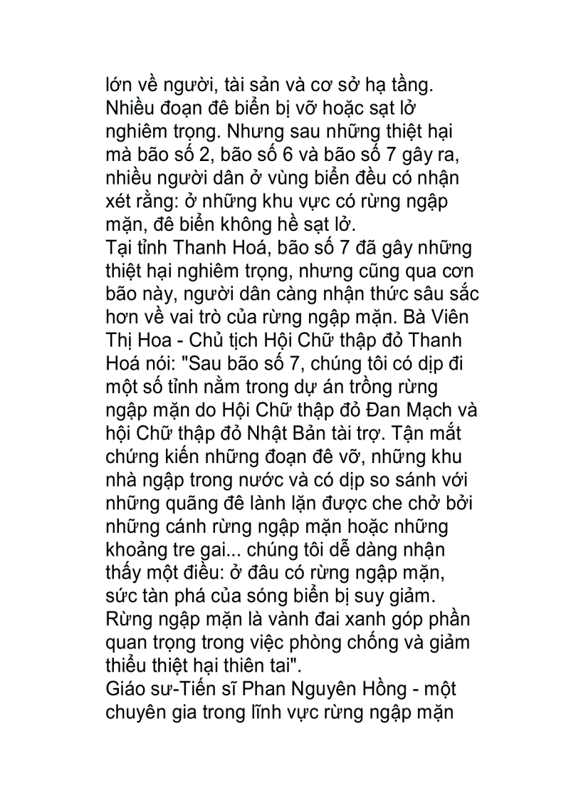 image for page Vai TrÒ CỦa RỪng