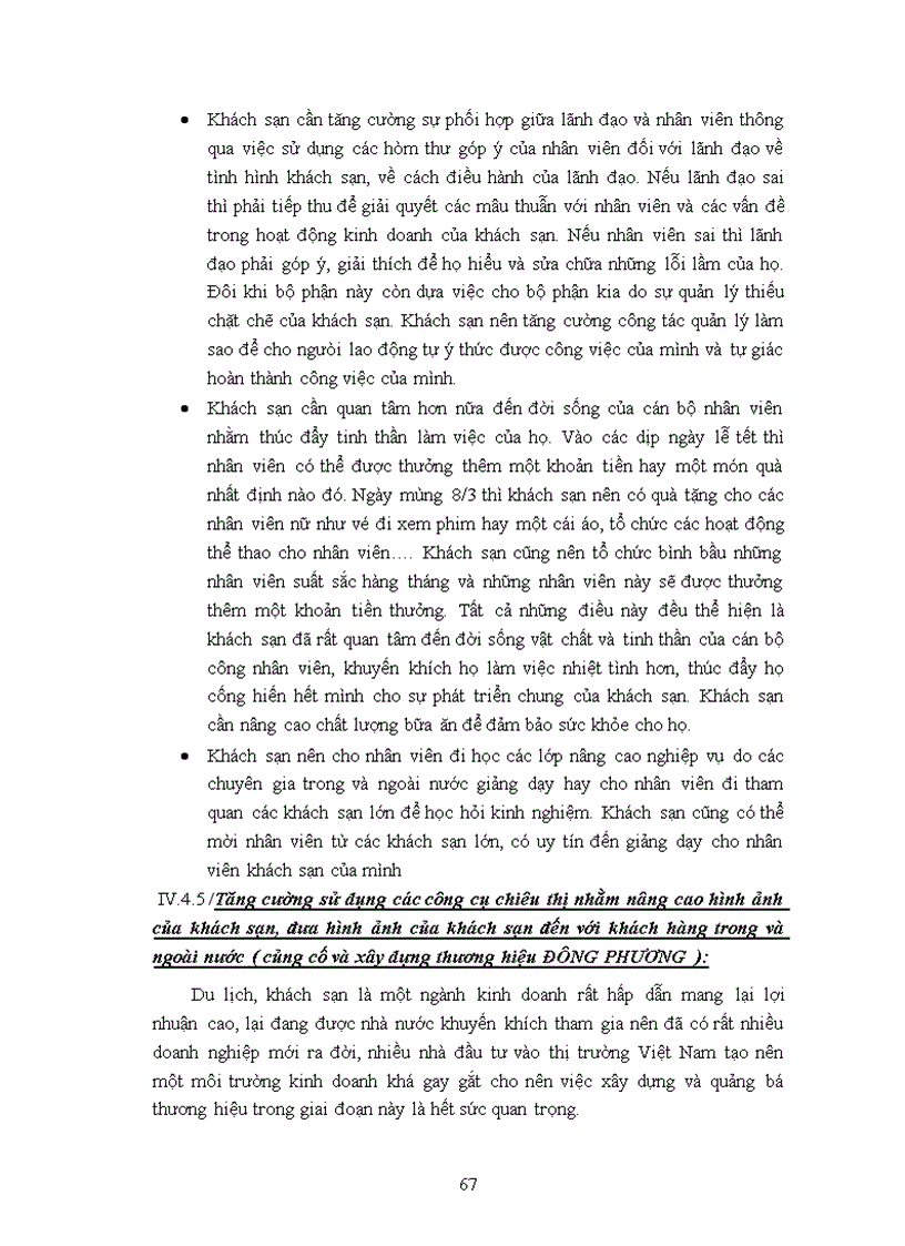 image for page Thực trạng và một số giải pháp hoàn thiện công tác marketing mix tại khách sạn đông phương 2