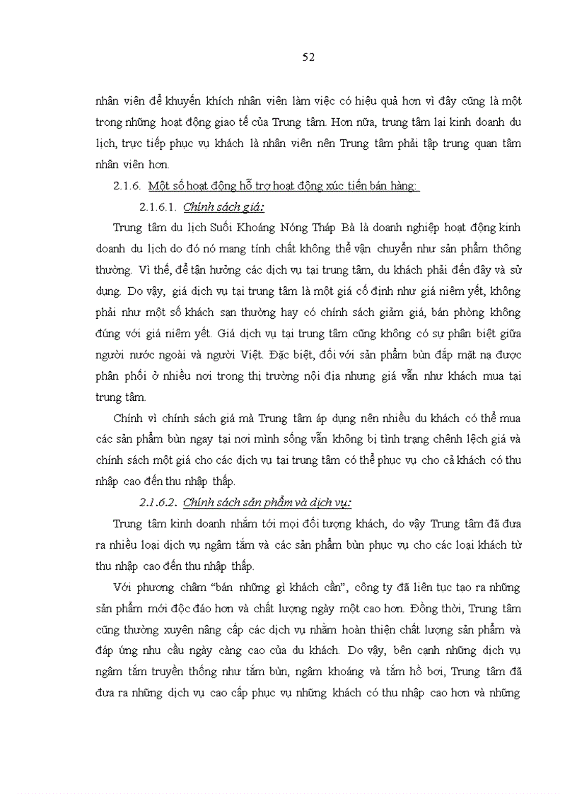 image for page Đẩy mạnh hoạt động xúc tiến bán hàng tại Trung tâm du lịch Suối Khoáng Nóng Tháp Bà Nha Trang