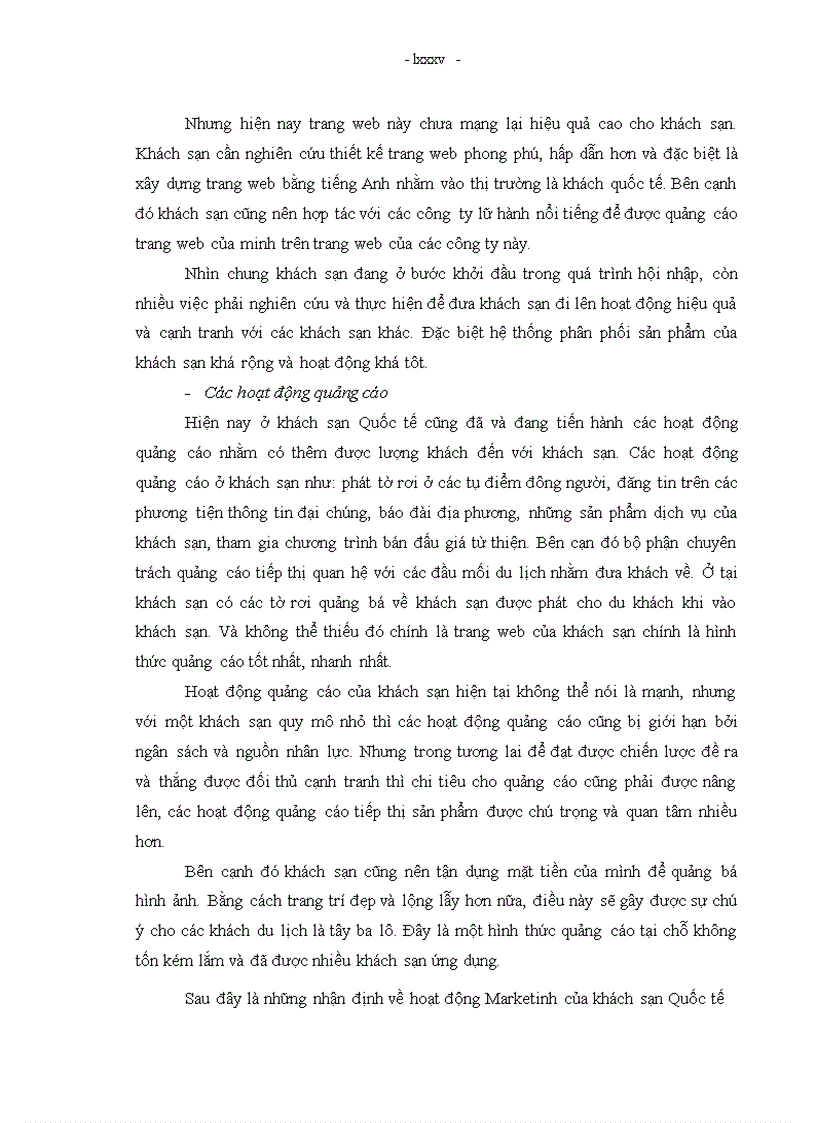 image for page Xây dựng chiến lược kinh doanh cho khách sạn Quốc tế giai đoạn 2010 2015