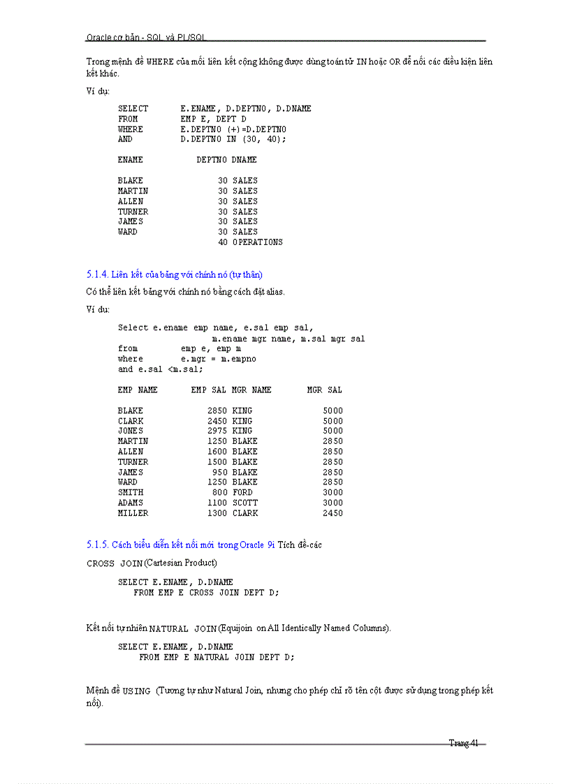 image for page SQL và PL SQL cơ bản
