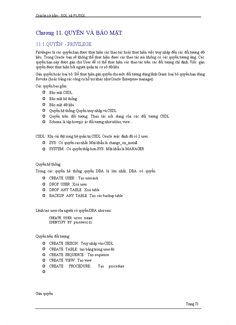 image for page SQL và PL SQL cơ bản