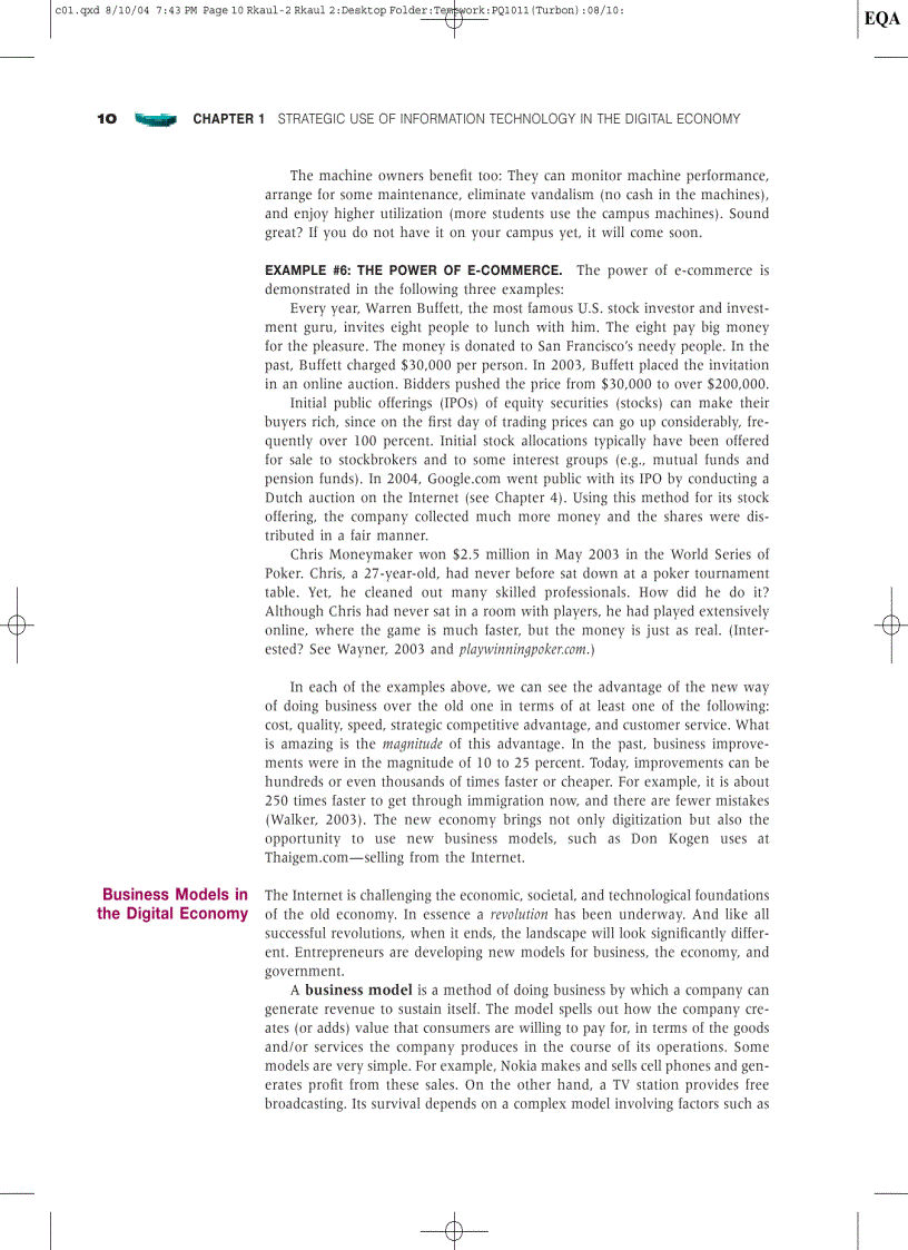 image for page Strategic Use of Information Technology in the Digital Economy