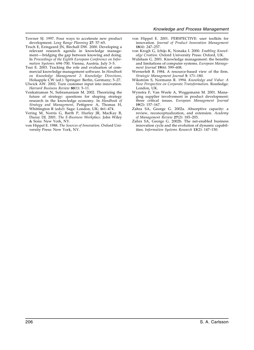 image for page Knowledge Managing and Knowledge Management Systems in Inter organizational networks